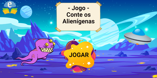 Imagem do jogo: Conte os alienígenas.