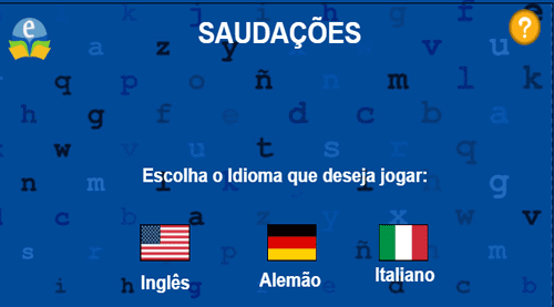 Idiomas - Saudações (inglês, alemão, italiano) 