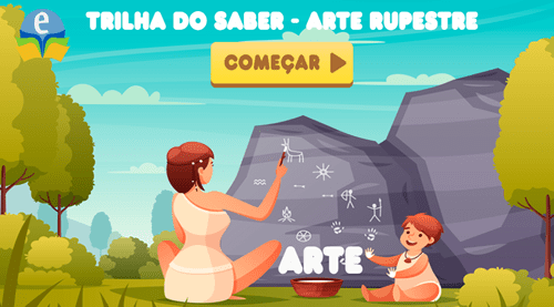 Imagem do jogo: Trilha arte rupestre.