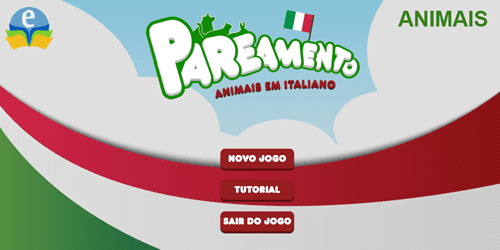 Imagem do jogo: Pareamento, animais - Italiano