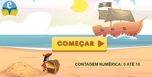 Imagem do jogo: Quantas moedas o pirata quer?