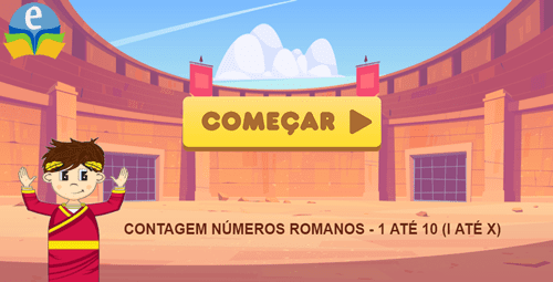 Imagem do jogo: Romano quer moedas - Algarismos romanos