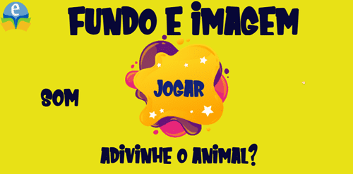 Imagem do jogo: Arraste fundo imagem - animais - sons