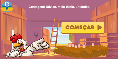 Dúzias divertidas. Jogo divertido para aprender quantidades.