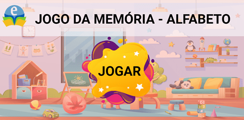 Jogo da Memória - Alfabeto Aprender letras do alfabeto de forma divertida em um jogo da memória. Gostei.