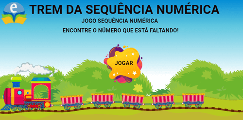 Trem Sequência Numérica Como é bom aprender a sequência numérica com nosso trem divertido.