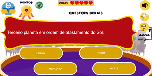 Jogos de perguntas e respostas. Palavras do saber. Conhecimentos Gerais.