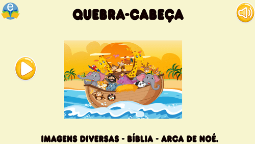 Imagem do jogo: Quebra-cabeça- Arca de Noé.