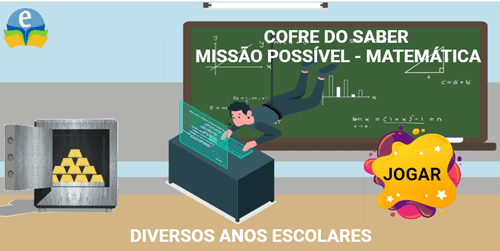 Cofre do Saber Escolha até qual número serão criadas as contas e clique em gerar, realize as multiplicações e descubra o código secreto. Digite na resposta e clique no cofre da tela ou tente abri-lo.