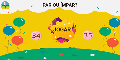 Par ou ímpar - Balões Veja quais balões você deve escolher. Par ou ímpar?